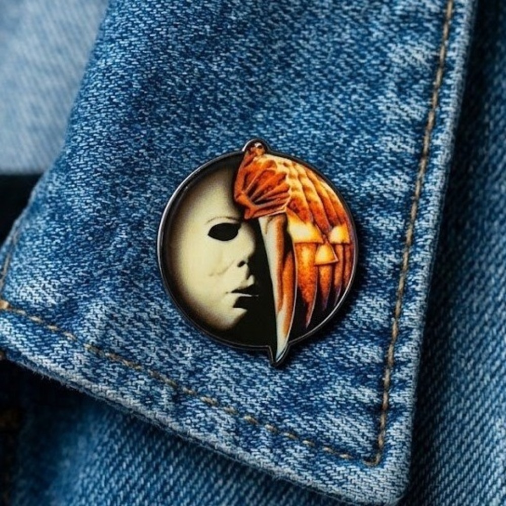 Loot Crate Halloween Michael Myers Enamel Pin October 2016 Horror LootPins